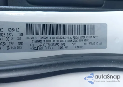 2020 Jeep Grand Cherokee Summit 4X4 из США, поврежденный, VIN 1C4RJFJT0LC163752